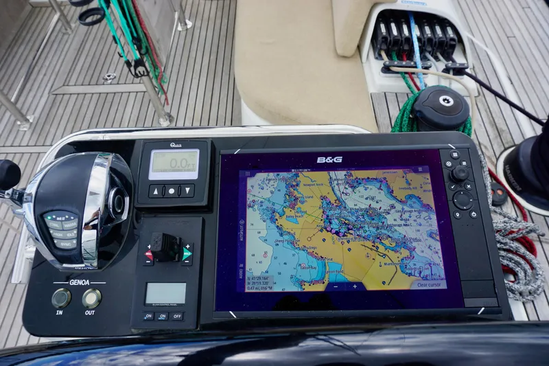 Slide: The Image of Beneteau First 53 yacht navigation system with B&G display, 2020 model. - 13