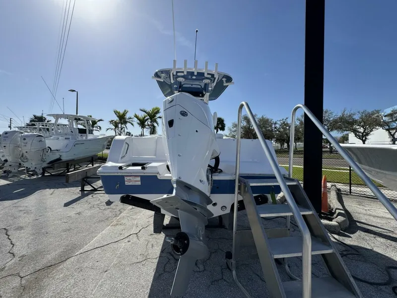 Slide: The Image of Sportsman Open 212 transom and swim platform - 2