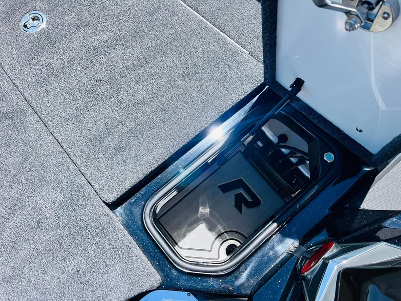 Slide: The Image of 2024 Ranger Z520R Ranger Cup Equipped boat storage compartment with sleek design and durable materials. - 25
