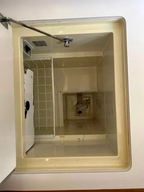 Slide: The Image of Storage compartment inside a 2008 Beneteau Oceanis 31 sailboat. - 37