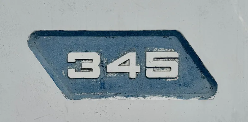 Slide: The Image of Blueprint of 1984 Camper & Nicholsons Nicholson 35 sailboat, side and interior views. - 4