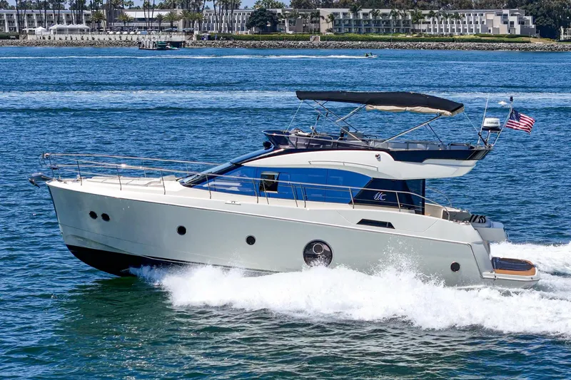 Slide: The Image of 2017 Beneteau Monte Carlo 5 MC5 yacht cruising on open water. - 6