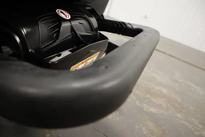 Slide: The Image of 2022 Sea-Doo GTI SE 170 SS rear bumper detail in a garage setting. - 3