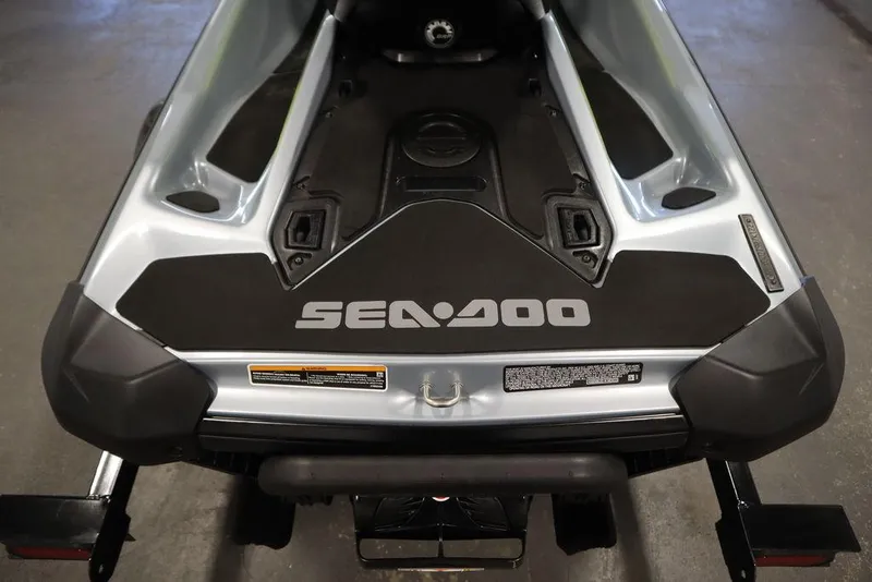 Slide: The Image of 2022 Sea-Doo GTI SE 170 SS rear view, showcasing sleek design and branding. - 5