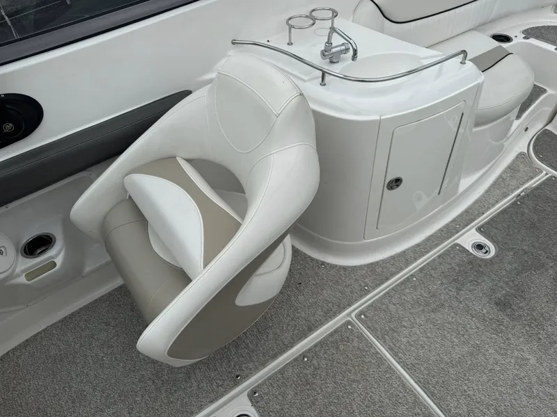 Slide: The Image of Luxury boat interior with swivel seat and sink, Azure AZ298, 2012 model. - 17