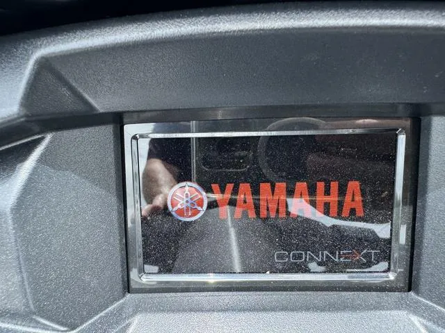 Slide: The Image of 2024 Yamaha WaveRunner VX Deluxe dashboard with Connext display. - 14