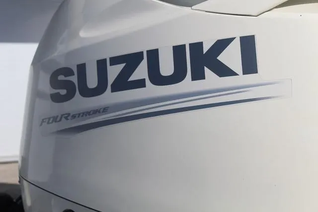 Slide: The Image of Suzuki four-stroke engine on 2019 Misty Harbor Adventure CF A-1885CF boat. - 11