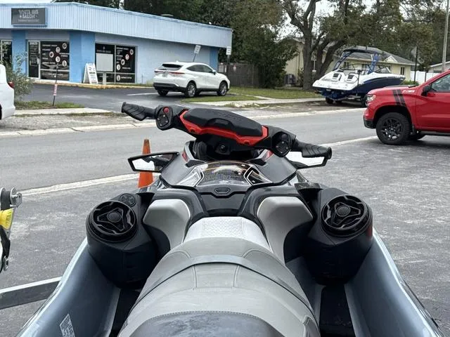 Slide: The Image of 2018 Sea-Doo Waverunner PW RXT-X 300 parked on street, rear view. - 6