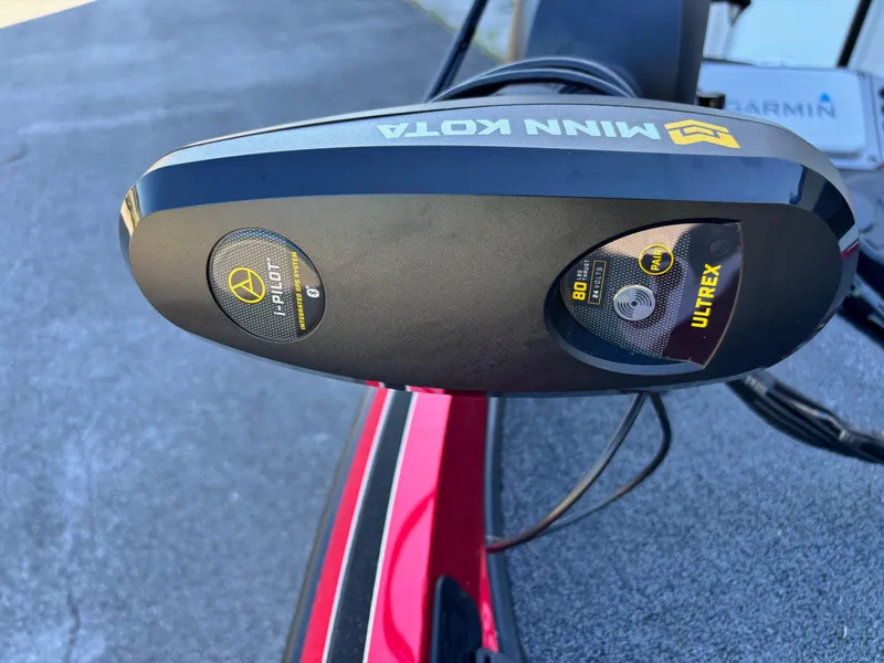 Slide: The Image of Minn Kota Ultrex trolling motor on 2020 Ranger Z185 boat. - 3