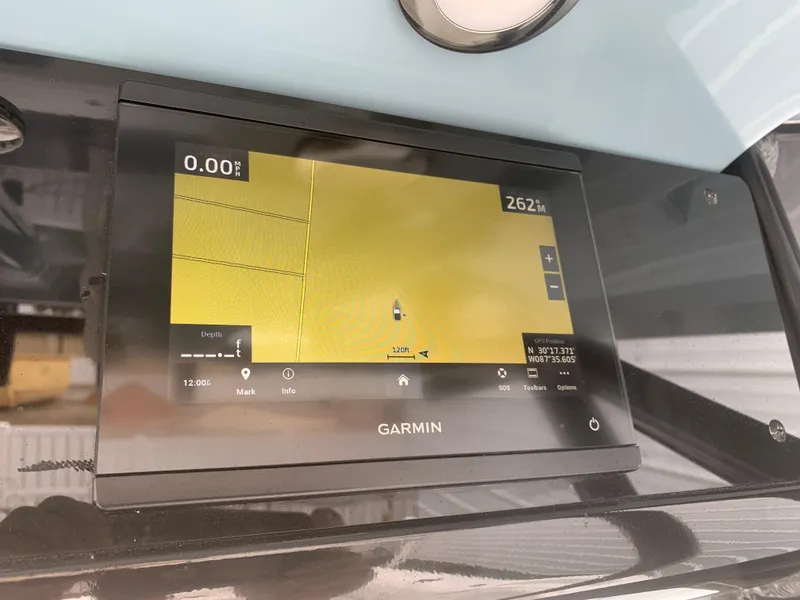 Slide: The Image of Garmin navigation display on 2020 Sea Hunt Gamefish 27 Forward Seating boat. - 17