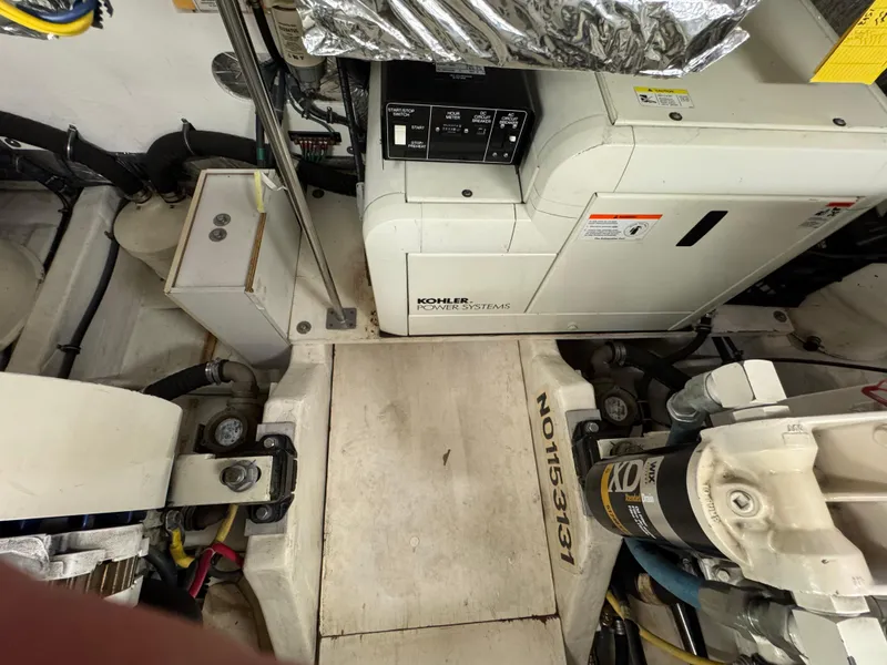 Slide: The Image of Engine room of 2004 Tiara Yachts 3600 Sovran with Kohler generator. - 40