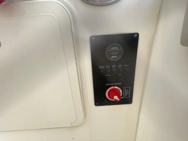 Slide: The Image of Control panel on 2022 Scout Sport 195 Dorado boat interior. - 16