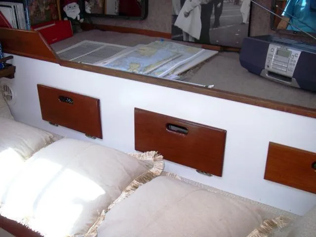 Slide: The Image of Salon_Storage Behind Port Settee - 37