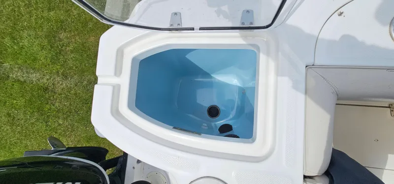 Slide: The Image of Livewell on a 2016 Boston Whaler 285 Conquest boat, viewed from above. - 16