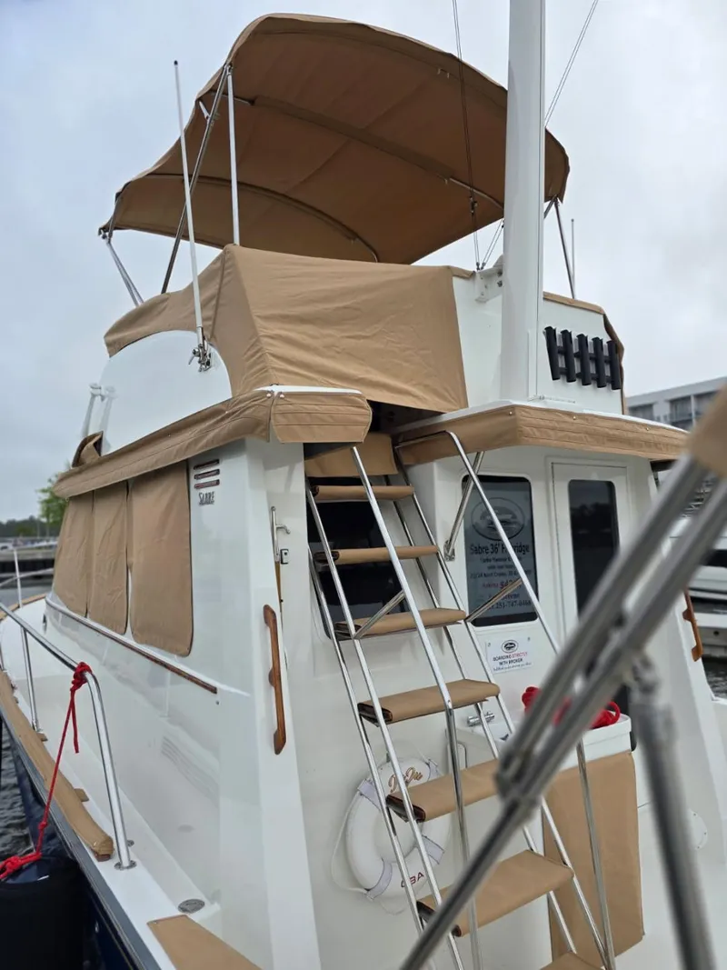 Slide: The Image of Sabreline 36 Flybridge Fast Trawler 2004 - 55