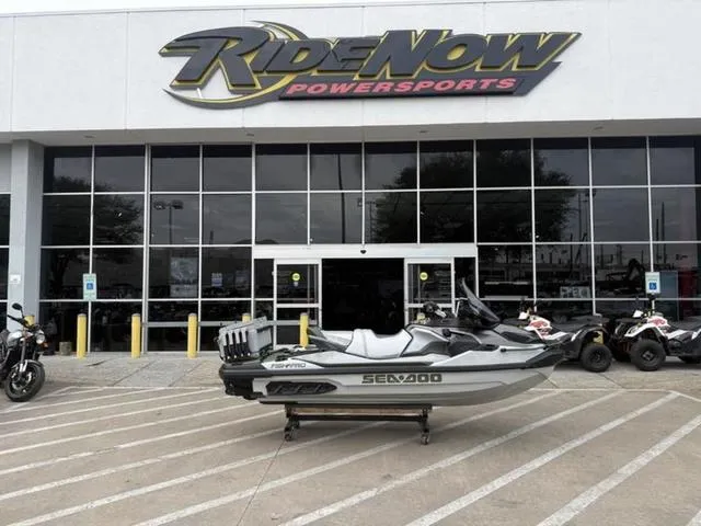 Slide: The Image of 2025 Sea-Doo Waverunner FISH PRO displayed at RideNow Powersports dealership. - 15