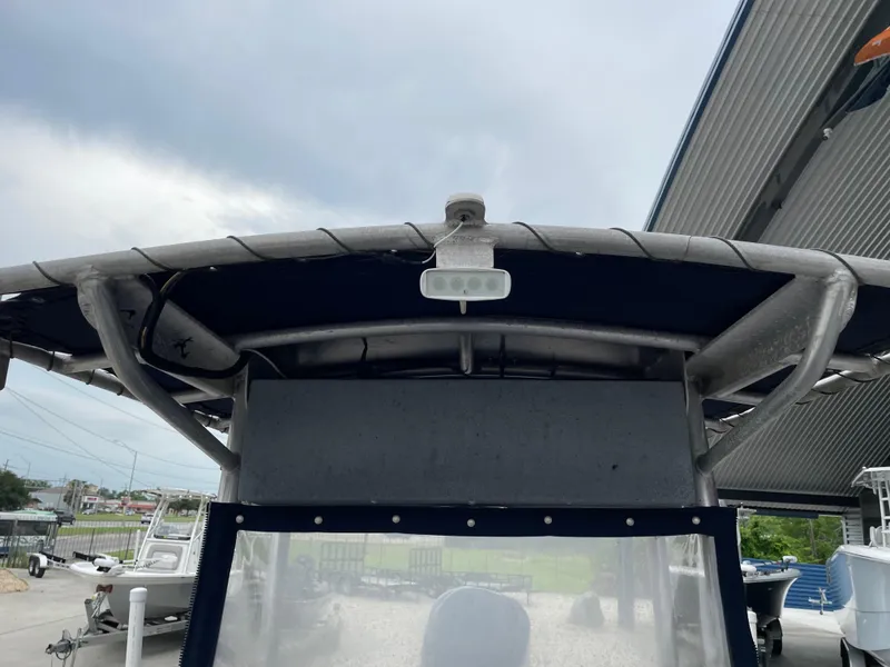 Slide: The Image of 2009 Hanko 247 boat with canopy under cloudy sky. - 15