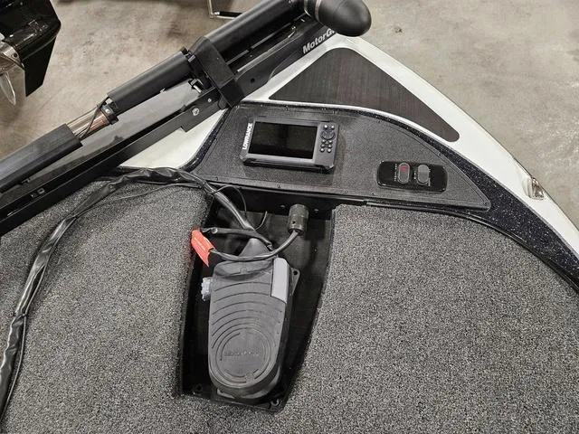 Slide: The Image of Nitro Z17 2025 boat dashboard with control panel and electronic display. - 5