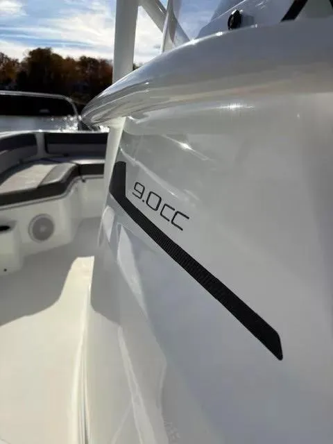 Slide: The Image of 2020 Jeanneau Leader 9.0 CC boat interior with sleek design and modern features. - 20