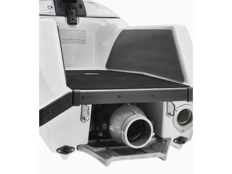 Slide: The Image of 2025 Yamaha Boats SUPERJET rear view showcasing jet propulsion system. - 16