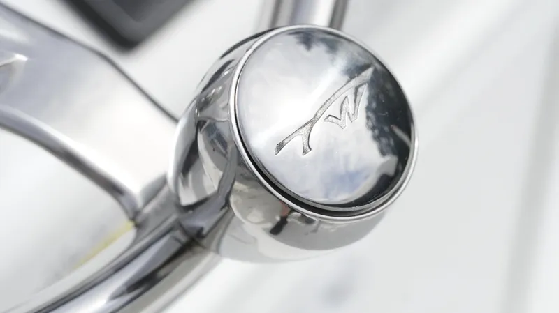 Slide: The Image of Close-up of Tidewater 1910 Bay Max 2025 steering wheel detail. - 22