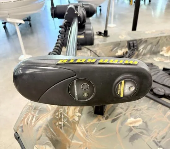 Slide: The Image of Minn Kota trolling motor on 2017 Ranger RT198P boat, close-up view. - 7