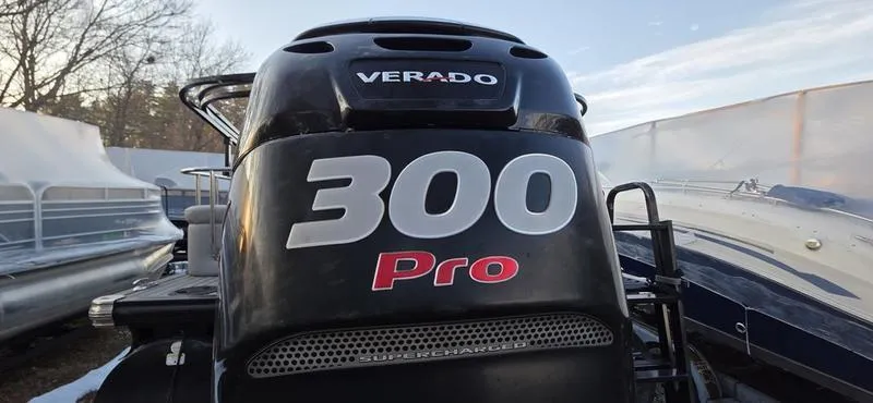 Slide: The Image of 2017 Regency 254 LE3 Sport with Verado 300 Pro outboard motor. - 11