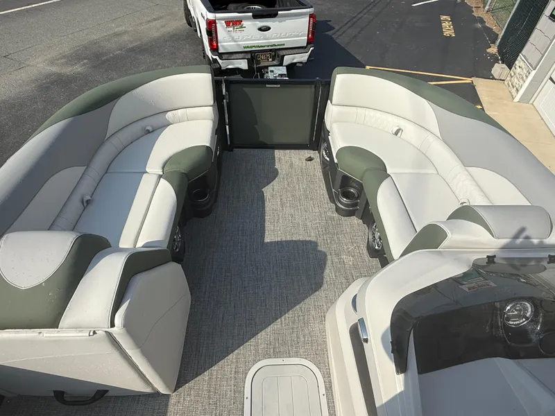 Slide: The Image of 2025 Avalon 2385 LSZ Quad Lounger Tri Toon interior with plush seating and modern design. - 13