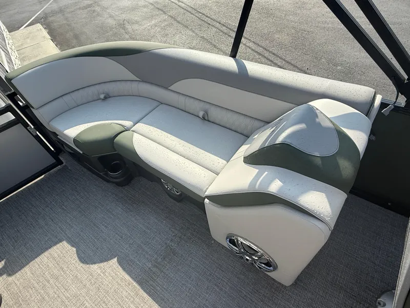 Slide: The Image of 2025 Avalon 2385 LSZ Quad Lounger interior with stylish seating and modern design. - 17