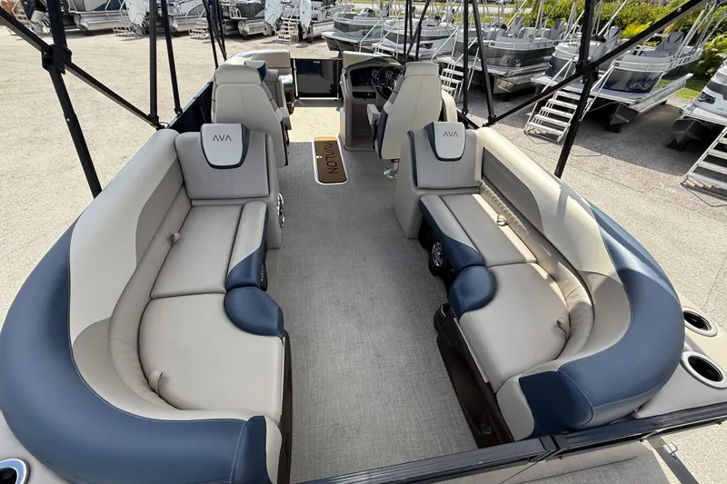 Slide: The Image of 2025 Avalon 2385 LSZ Quad Lounger Tri Toon with spacious seating and modern design. - 26