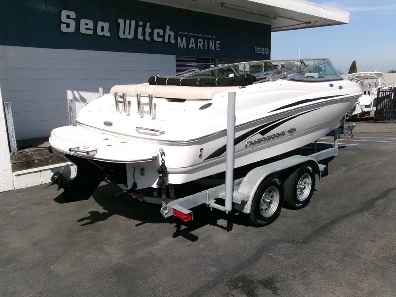 Slide: The Image of 2007 Chaparral 210 SSi boat on trailer at Sea Witch Marine dealership. - 3