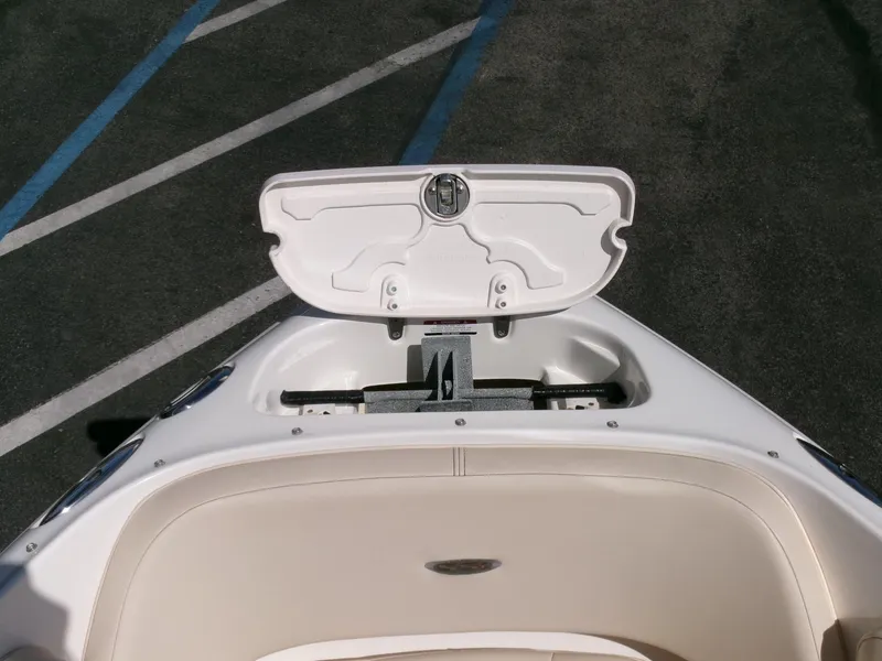 Slide: The Image of 2007 Chaparral 210 SSi boat bow with open storage compartment. - 5