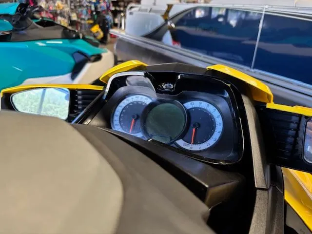 Slide: The Image of Dashboard of a 2009 Sea-Doo RXT iS 255 jet ski, featuring speedometer and controls. - 8