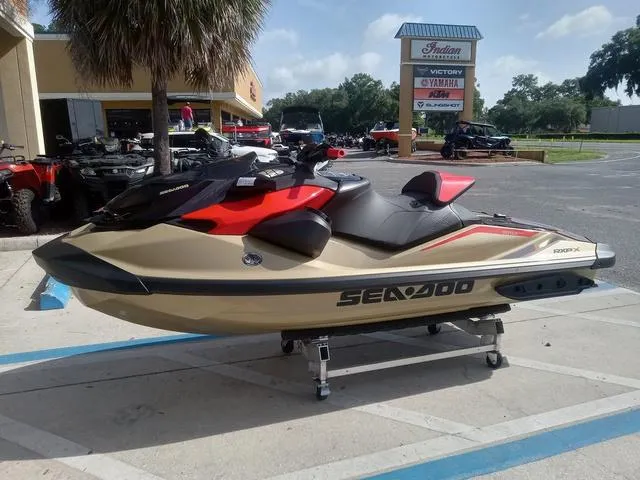 Slide: The Image of Sea-Doo RXP-X™ 325 Tech, BRP Premium A, iBR Metallic Tan 2025 - 11