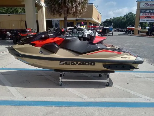 Slide: The Image of Sea-Doo RXP-X™ 325 Tech, BRP Premium A, iBR Metallic Tan 2025 - 12