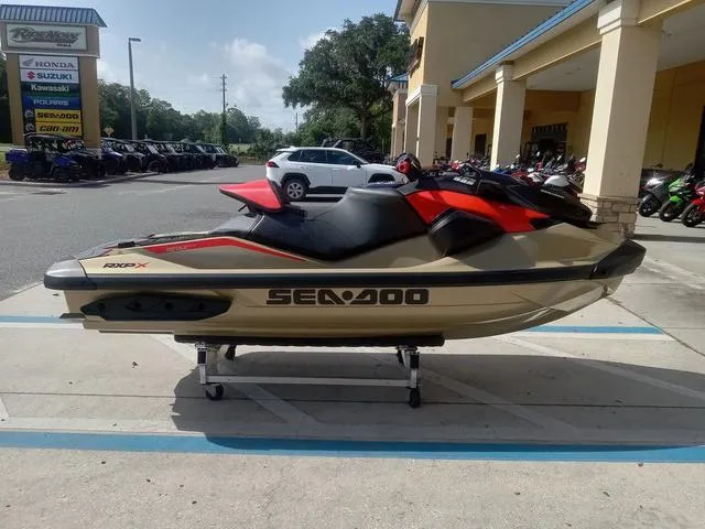 Slide: The Image of Sea-Doo RXP-X™ 325 Tech, BRP Premium A, iBR Metallic Tan 2025 - 5