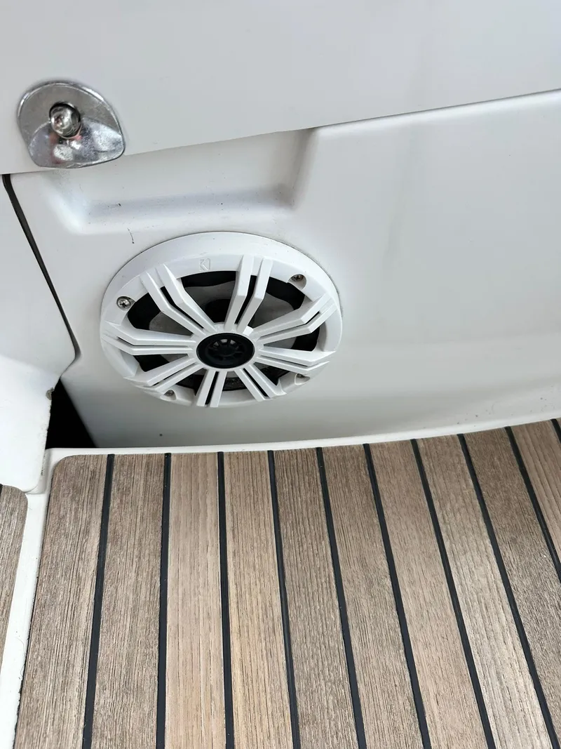 Slide: The Image of Speaker on Jeanneau Sun Odyssey 45 DS yacht, 2011 model, with teak deck flooring. - 26