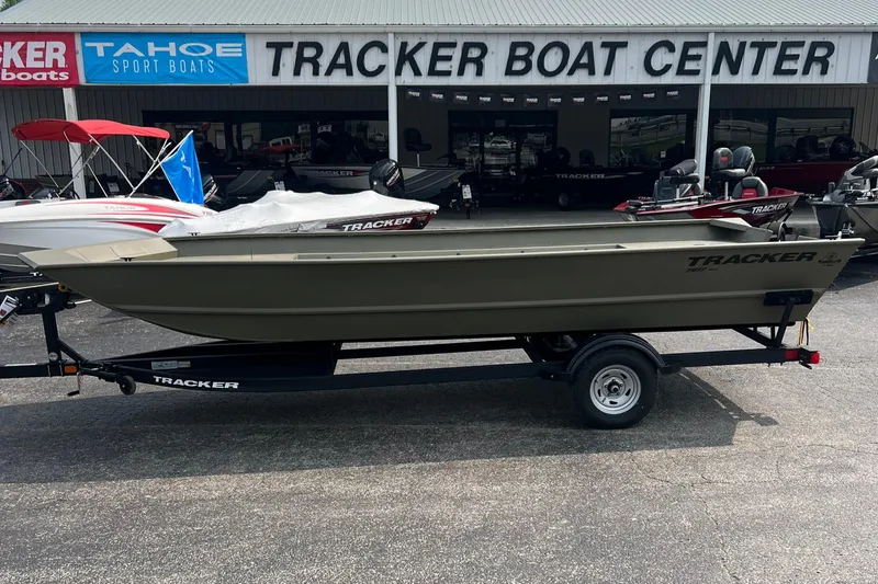 The Image of 2025 Tracker GRIZZLY 2072 Utility boat on trailer at Tracker Boat Center. - 0