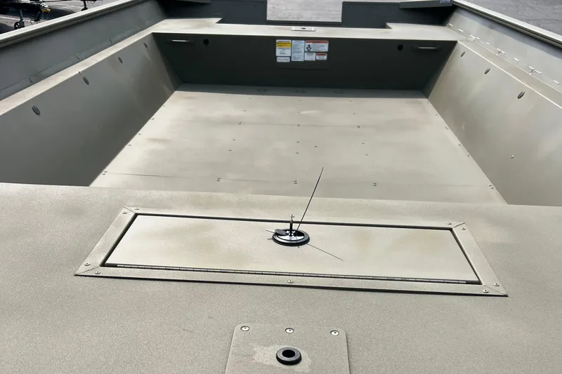 Slide: The Image of 2025 Tracker GRIZZLY 2072 Utility boat interior, showcasing spacious, durable design. - 5