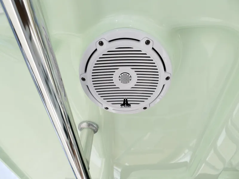 Slide: The Image of Speaker on 2026 Pioneer 222 Islander boat, featuring JL Audio system. - 20