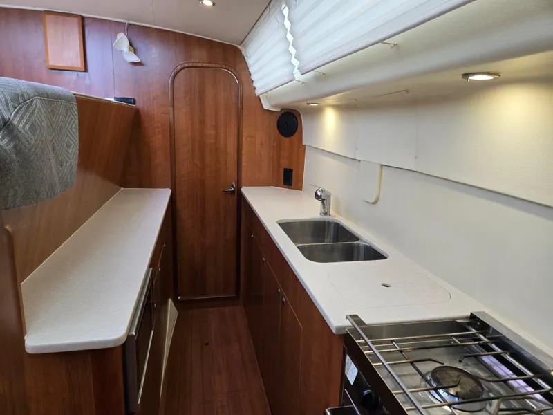 Slide: The Image of 2013 Gemini Legacy 35 galley on starboard side - 18