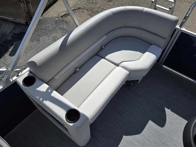 Slide: The Image of 2025 Godfrey Xperience 2286 SBX Sport Tube boat seating with cup holders. - 12