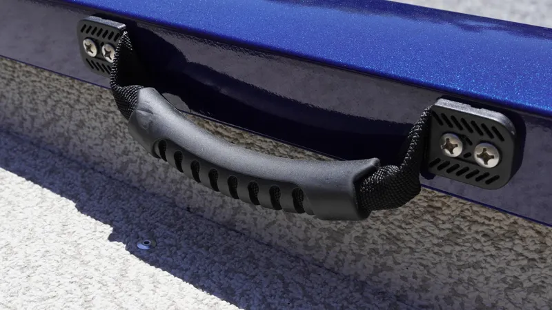 Slide: The Image of Handle on 2025 G3 Sportsman 1710 boat, featuring a sturdy grip design. - 21