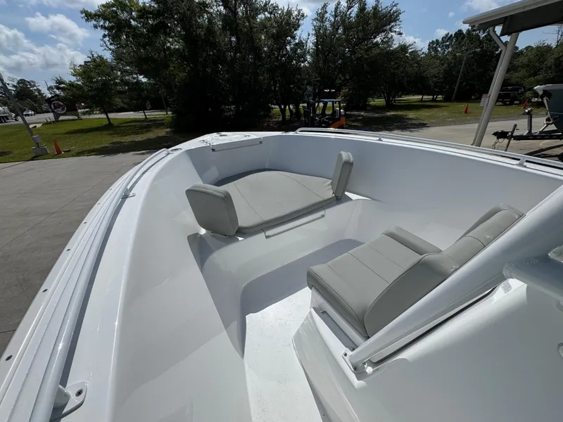 Slide: The Image of 2025 Cape Horn 22 OS boat with spacious seating and sleek design. - 29