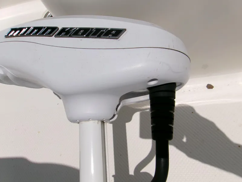 Slide: The Image of Minn Kota trolling motor on 2016 Key West 1720 Center Console boat. - 3