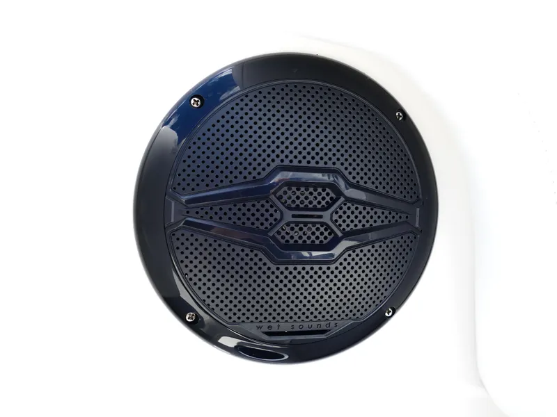 Slide: The Image of Black speaker grille on 2026 Starcraft SVX 231 OB DH boat. - 30