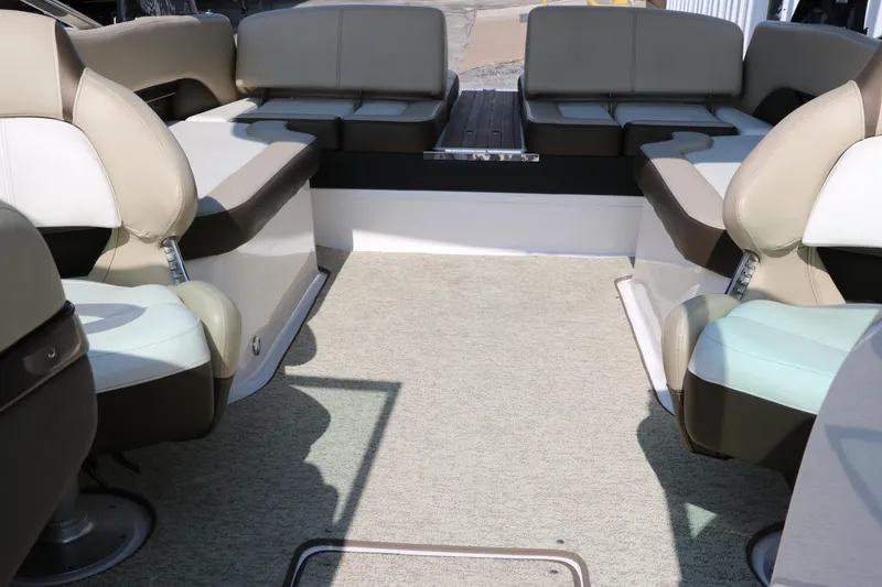 Slide: The Image of 2014 Regal 2500 RX Bowrider interior with spacious seating and modern design. - 25