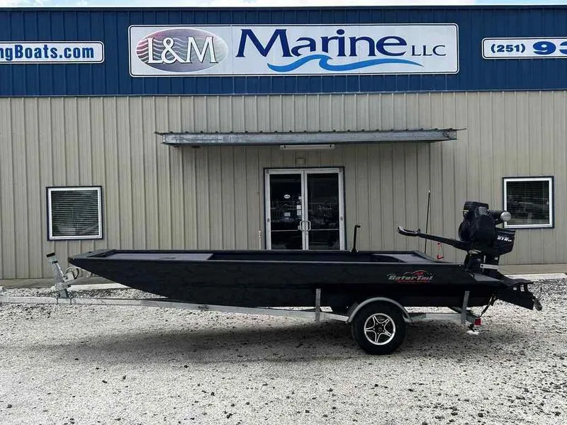 Slide: The Image of 2025 Gator Tail 1754 Extreme Series boat at L&M Marine dealership. - 0
