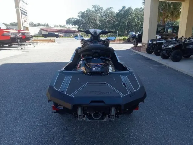 Slide: The Image of 2025 Kawasaki Waverunner Ultra 160LX-S, rear view in outdoor setting. - 16