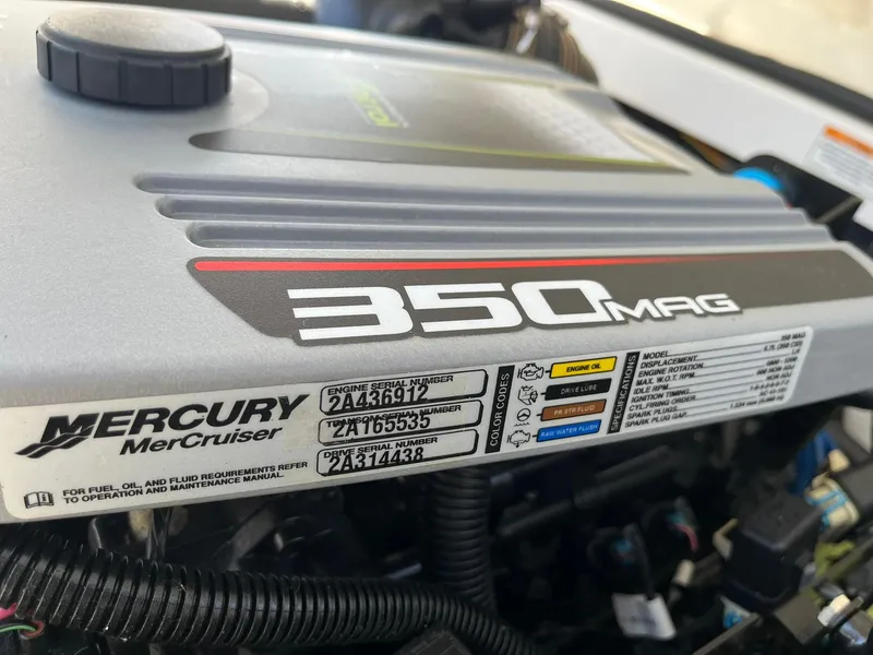 Slide: The Image of Mercury MerCruiser 350 MAG engine in a 2015 Monterey M4 boat. - 40